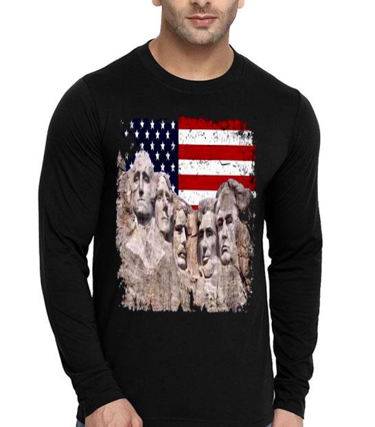 86f363fd 45th added to rushmore mount american flag shirt 4 - 45th Added To Rushmore Mount American Flag Shirt