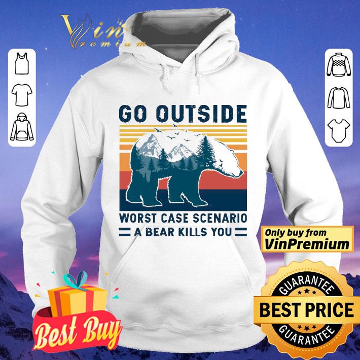 Bear Go Outside Worst Case Scenario A Bear Kills You Vintage Retro shirt 87adbf0b bear go outside worst case scenario a bear kills you vintage retro shirt 4 - Bear Go Outside Worst Case Scenario A Bear Kills You Vintage Retro shirt