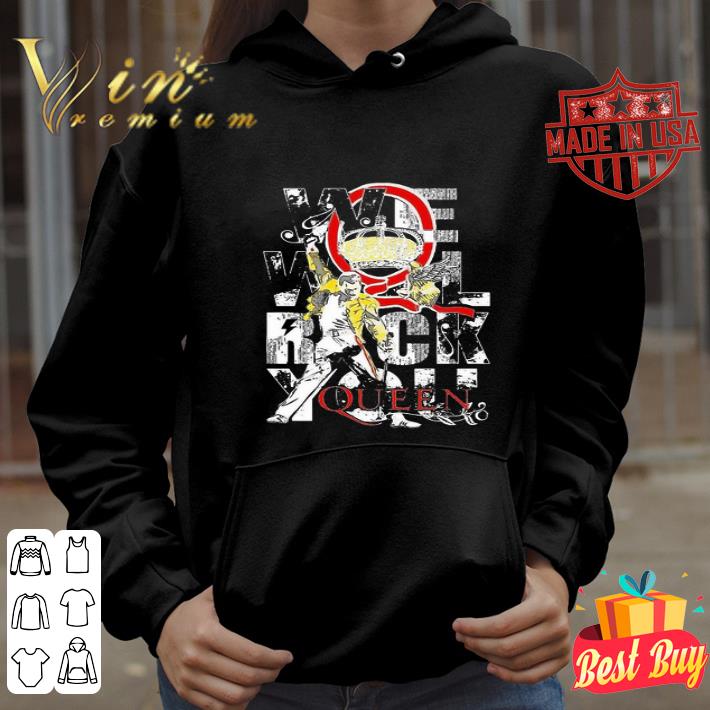 Freddie Mercury We Will Rock You Queen shirt