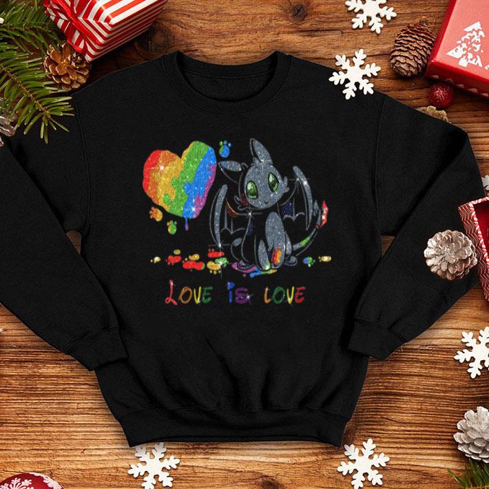 Night Fury Heart Love Is Love LGBT shirt 1 Night Fury Heart Love Is Love LGBT shirt