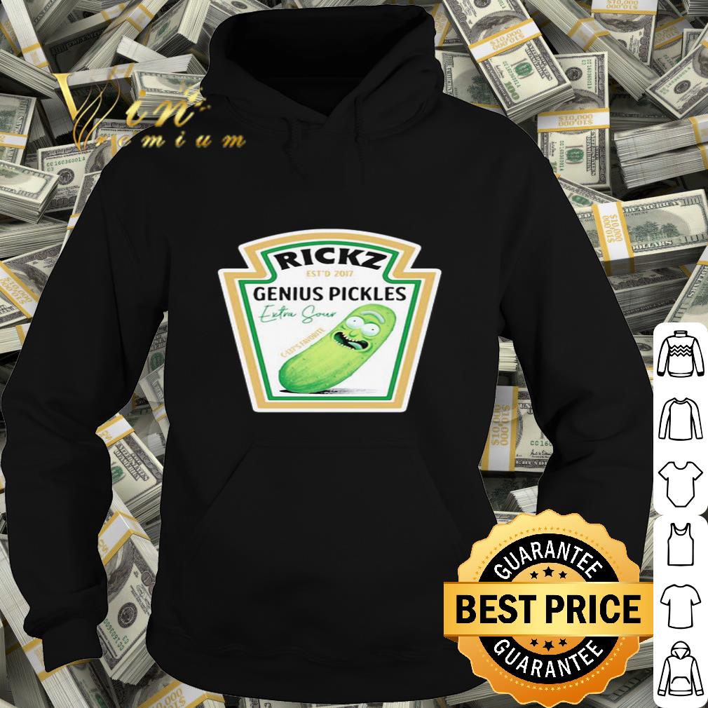 Rickz Est 2017 Genius Pickles Extra Sour Rick and Morty shirt