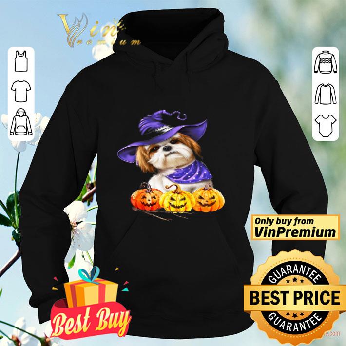 Shih Tzu Witch Pumpkin Halloween shirt