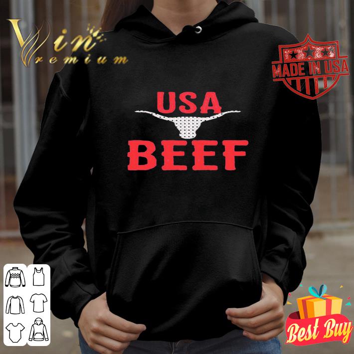 USA Beef Cow Head Red shirt