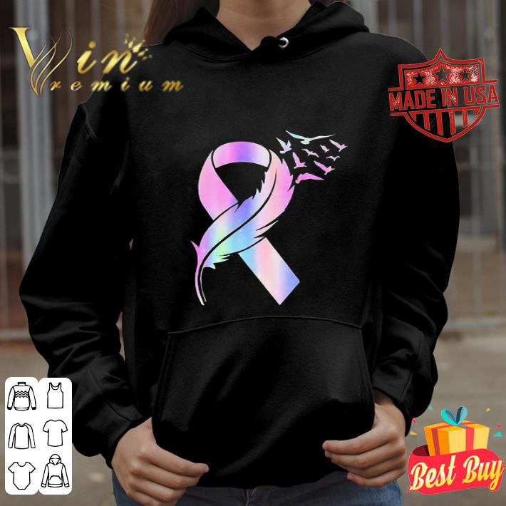 Wings bird cancer awareness shirt