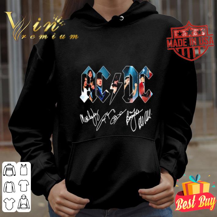 Acdc Band Members Signatures shirt