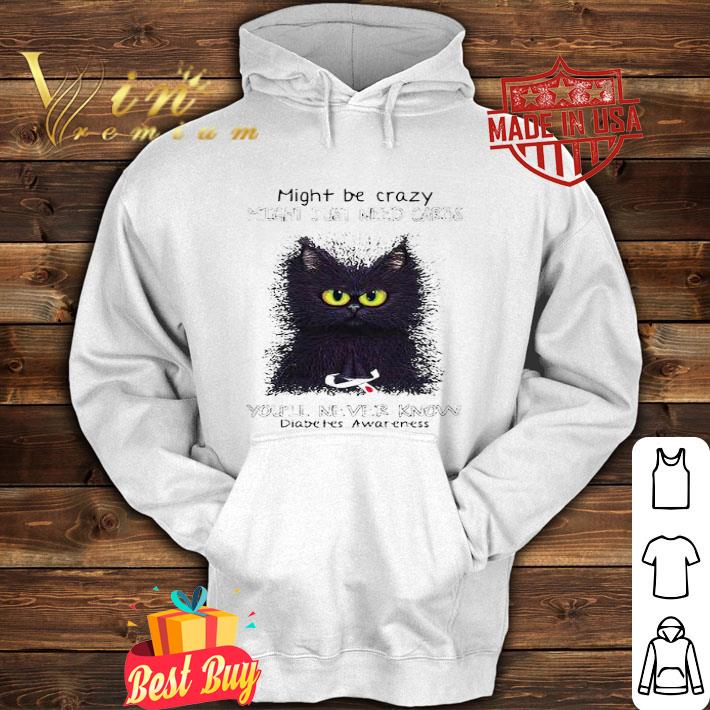 Black Cat You’ll Never Know Diabetes Awareness shirt