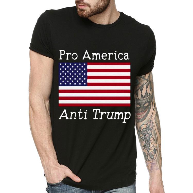 Pro America Anti Trump American Flag Shirt