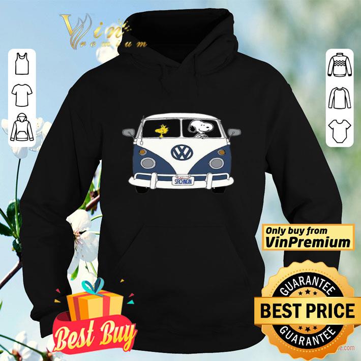 94095659 snoopy driving hippie car volkswagen beetle shirt 4 - Snoopy Driving Hippie Car Volkswagen Beetle shirt