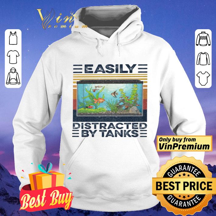 Aquarium Easily distracted by tanks vintage shirt