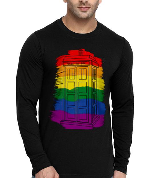 999c5048 police public call box tardis lgbt gay pride shirt 4 - Police Public Call Box Tardis LGBT Gay Pride Shirt
