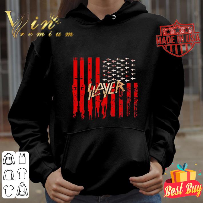 Slayer Band American Flag 4th Of July Independence Day shirt
