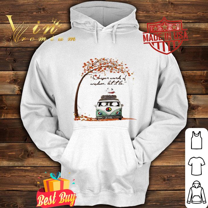Grateful Dead Bus Peanuts Whisper Words Of Wisdom Let It Be shirt