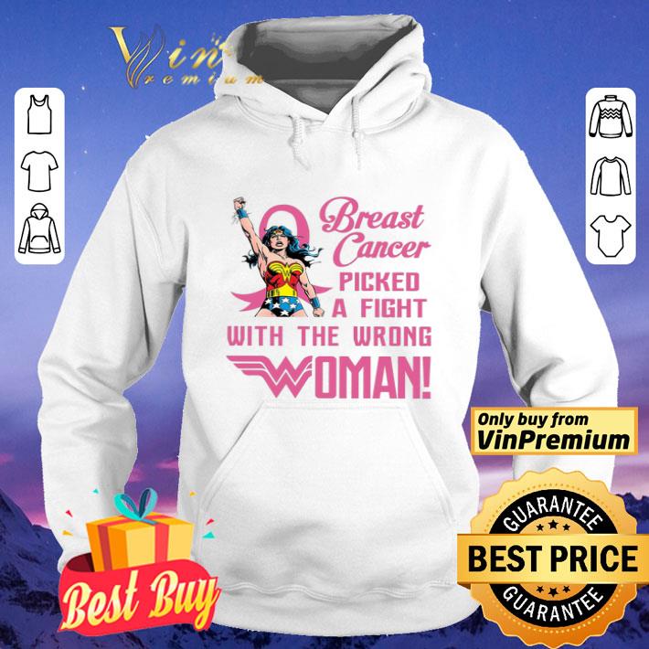 Wonder Woman Breast Cancer Picked A Fight With The Wrong Woman shirt