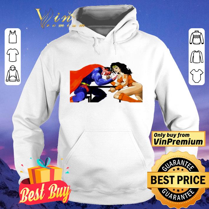 Wonder woman vs Superman Arm-Wrestling shirt