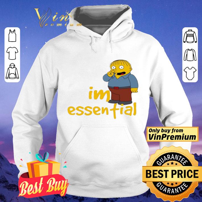 Ralph Wiggum Picking Nose I’m Essential shirt