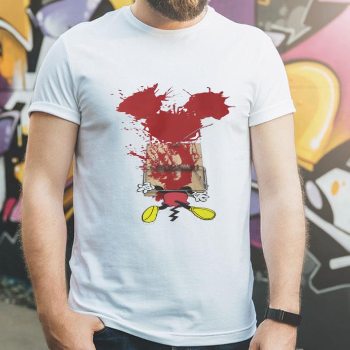 Mickey Mouse Trap Blood Halloween shirt 1 Mickey Mouse Trap Blood Halloween shirt