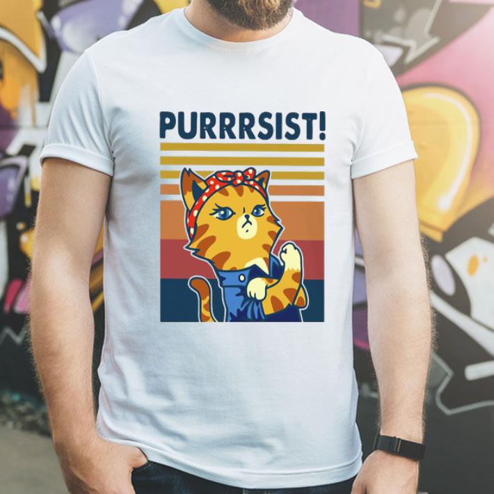 Vintage Cat Purrsist shirt