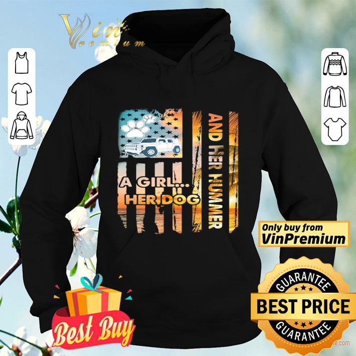 a8fffaea and her hummer a girl her dog car footprint american shirt 4 - And her hummer a girl her dog car footprint American shirt