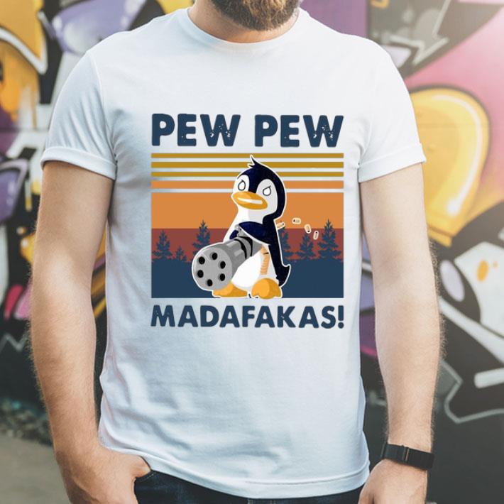 Vintage Penguins Pew Pew Madafakas shirt