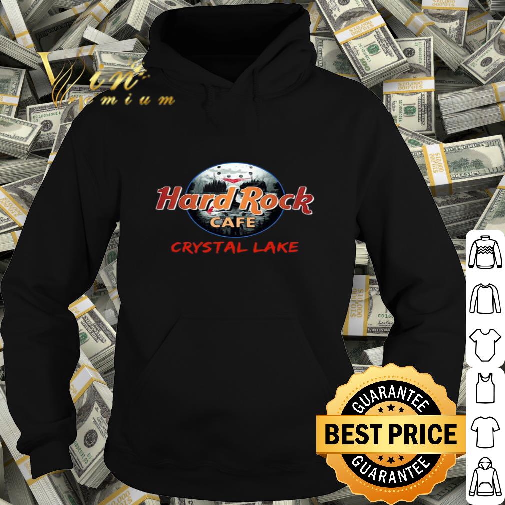 Halloween Hard Rock Cafe Crystal Lake Jason Voorhees Face shirt