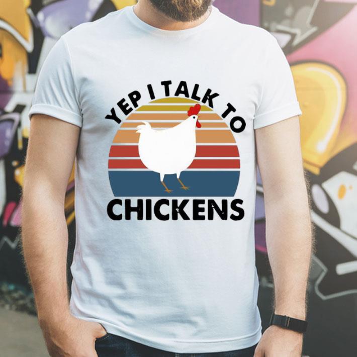 Vintage Yep I Talk To Chickens shirt 1 Vintage Yep I Talk To Chickens shirt