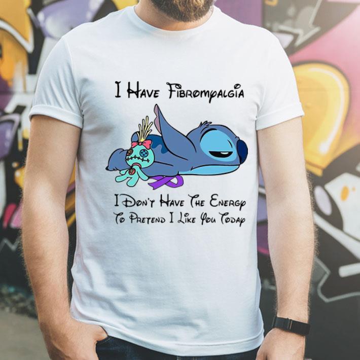 Stitch I Have Fibromyalgia I Don’t Have The Energy To Pretend I Like You Today shirt