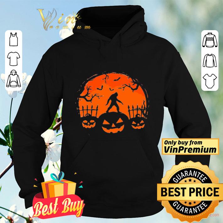b0331e4f halloween night pumpkins bigfoot shirt 4 - Halloween Night Pumpkins Bigfoot shirt
