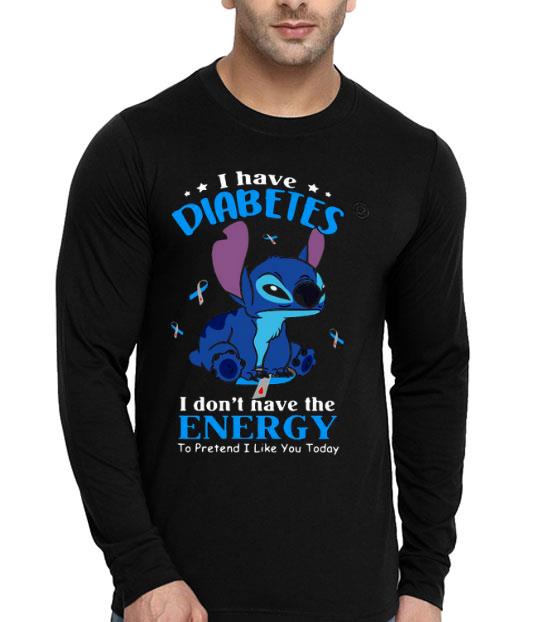 b169aada stitch i have diabetes i don t have the energy to pretend i like you today shirt 4 - Stitch I Have Diabetes I Don’t Have The Energy To Pretend I Like You Today Shirt