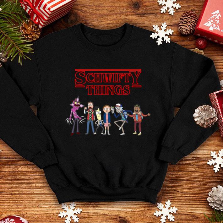 Schwifty Things Rick And Morty Stranger Things shirt