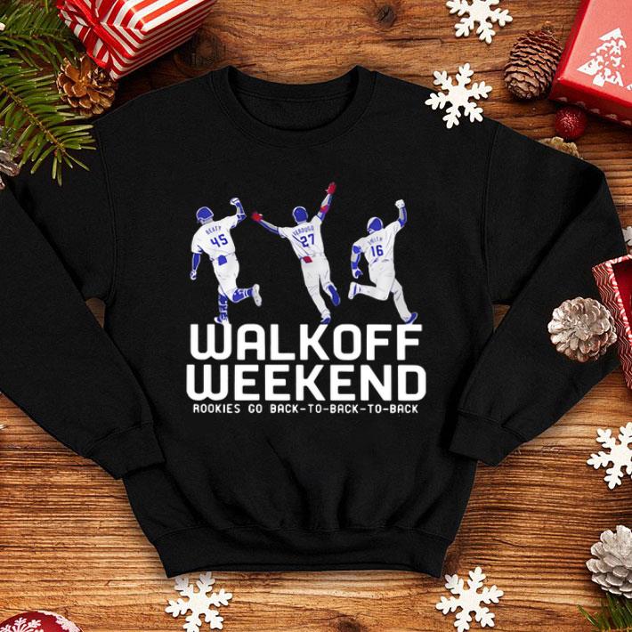 Walk Off Weekend Rookies Go Back To Back To Back shirt