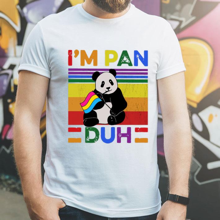 Vintage LGBT Panda I’m Pan Duh shirt 1 Vintage LGBT Panda I’m Pan Duh shirt