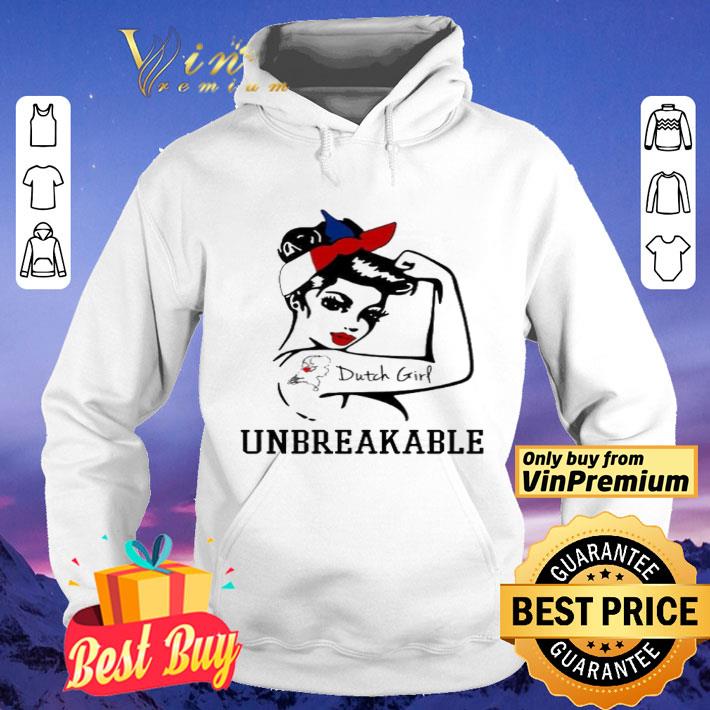 Strong Woman Tattoo Dutch Girl Unbreakable shirt