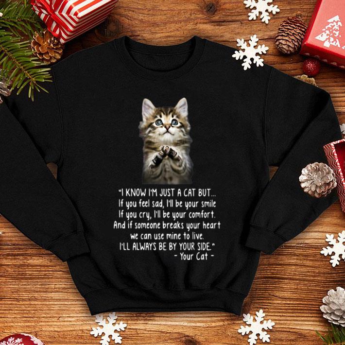 I Know I’m Just A Cat But If You Feel Sad I’ll Be Your Smile Cat shirt 8 I Know I’m Just A Cat But If You Feel Sad I’ll Be Your Smile Cat shirt