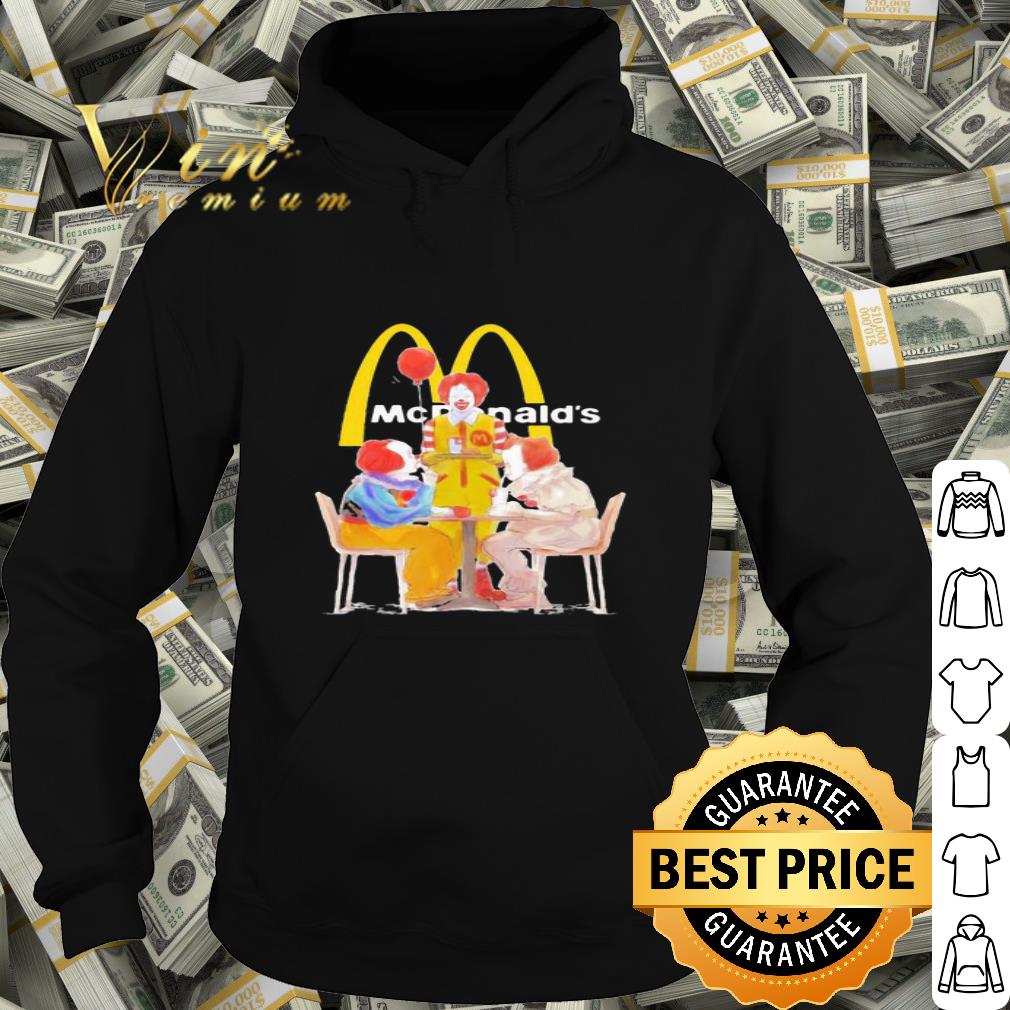 Halloween Pennywise Characters Mcdonalds shirt