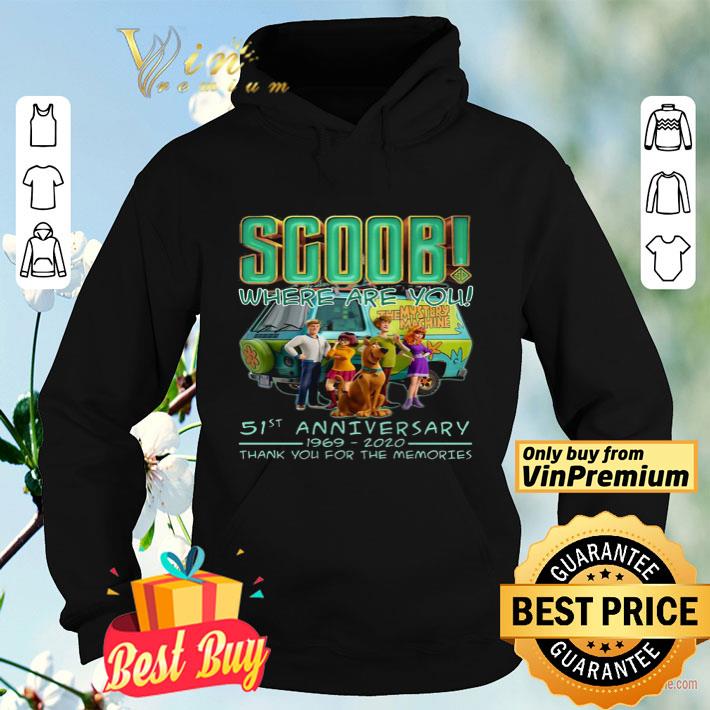 bc961766 scoob where are you 51st anniversary 1969 2020 thank you for the memories shirt 4 - Scoob Where Are You 51st Anniversary 1969 2020 Thank You For The Memories shirt