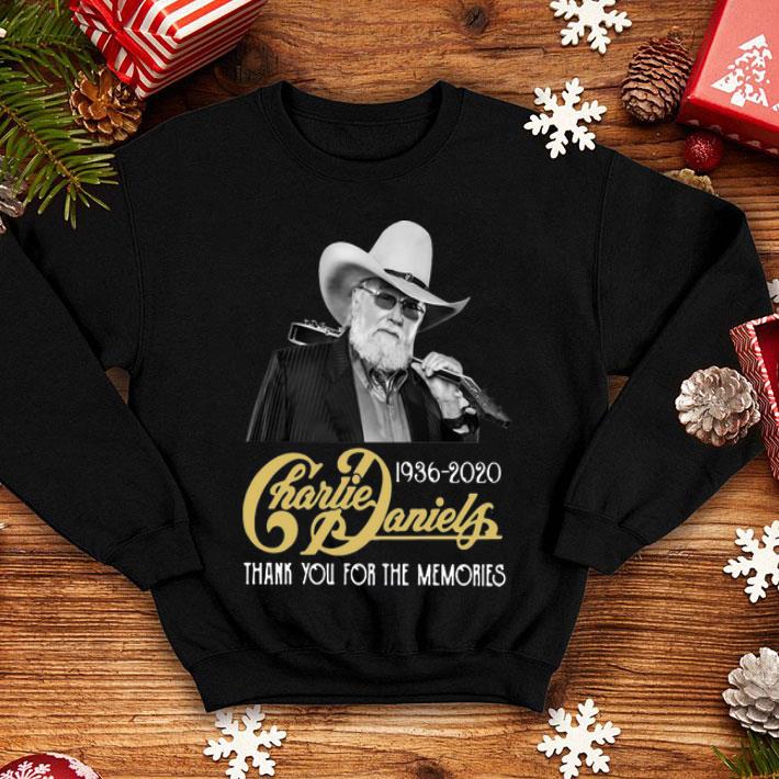 Charlie Daniels 1936-2020 Thank You For The Memories shirt