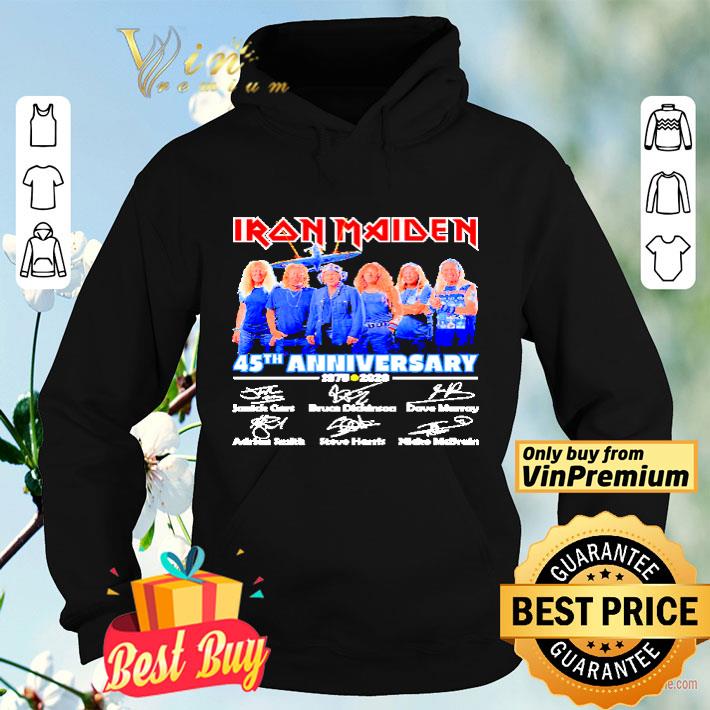 c177481d iron maiden 45th anniversary 1975 2020 signature shirt 4 - Iron Maiden 45th Anniversary 1975-2020 signature shirt