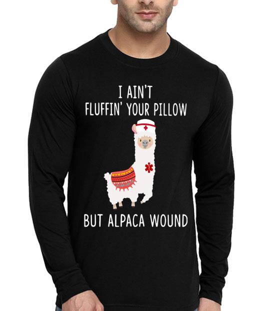 c6d892cf i ain t fluffin your pillow but alpaca wound shirt 4 - I Ain’t Fluffin’ Your Pillow But Alpaca Wound Shirt