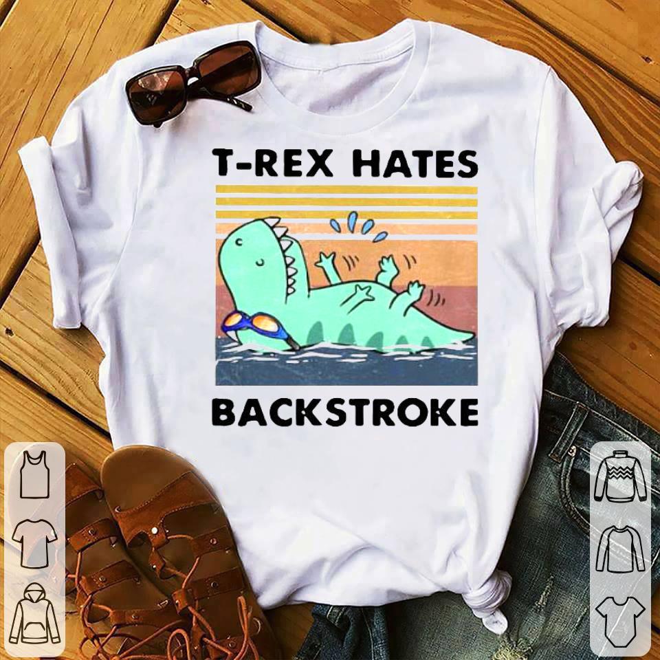 Swimming Dinosaur T-rex Hates Backstroke Vintage Shirt c748f477 swimming dinosaur t rex hates backstroke vintage shirt 4 - Swimming Dinosaur T-rex Hates Backstroke Vintage Shirt