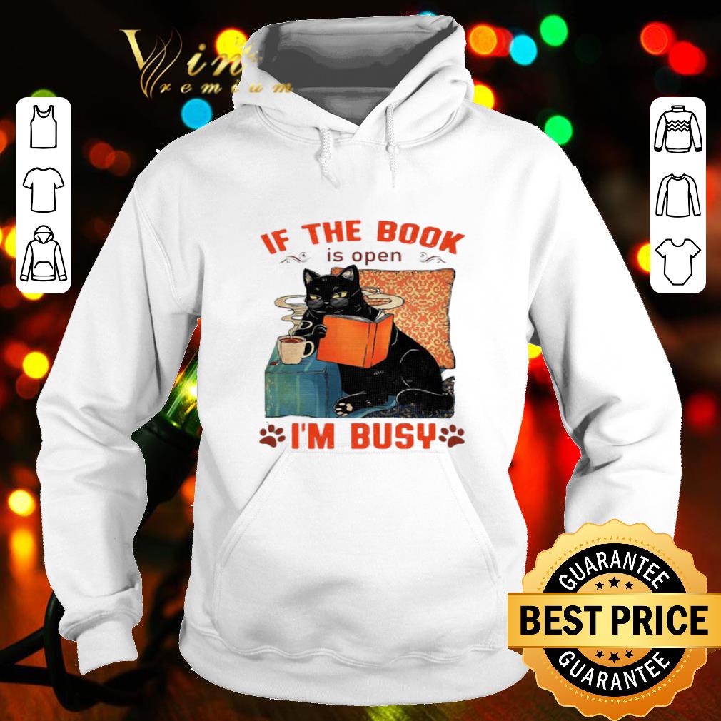 Cat Read Books If The Book Is Open I’m Busy shirt