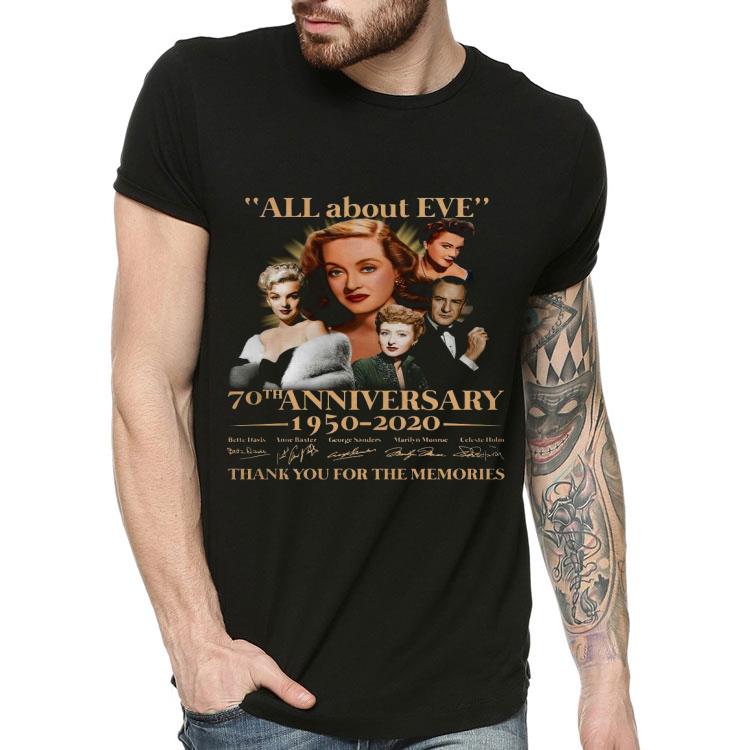 ca7349b7 all about eve 70th anniversary 1950 2020 thank you for the memories signature shirt 4 - All About Eve 70th Anniversary 1950 2020 Thank You For The Memories Signature Shirt