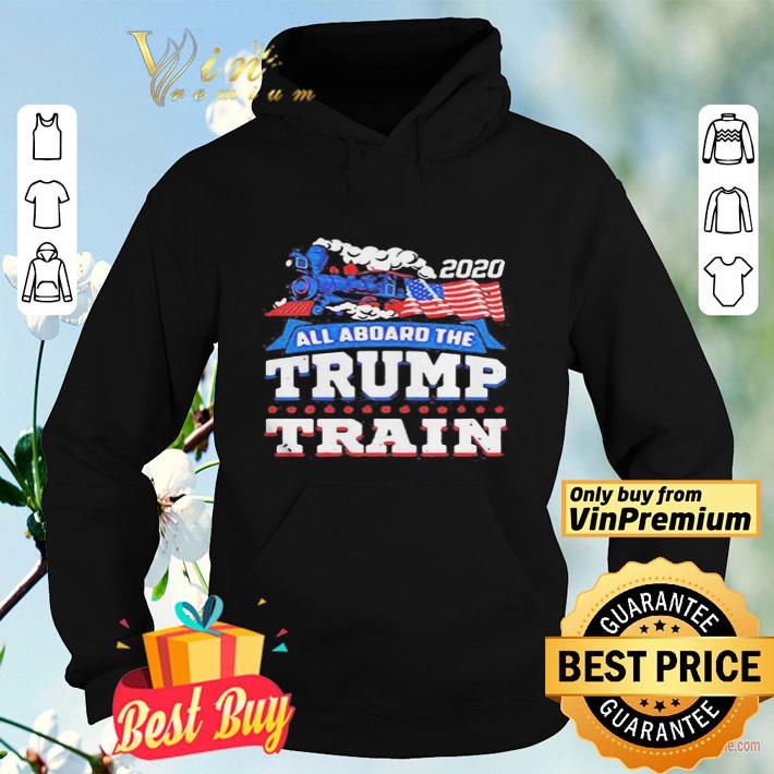 caa35c39 independence day all aboard the trump train flag america 2020 shirt 4 - Independence day all aboard the trump train flag america 2020 shirt