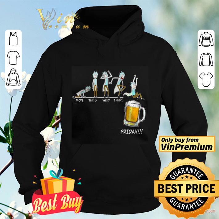 Rick Sanchez mon tues wed thurs friday beer shirt