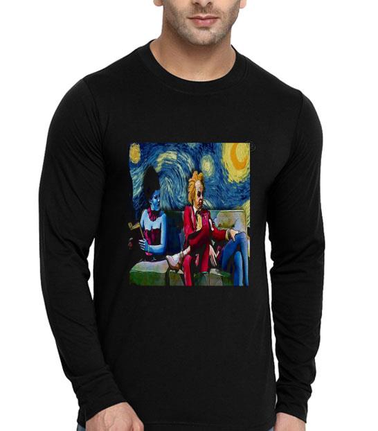 d8db2d6e beetlejuice michael keaton starry night van gogh shirt 4 - Beetlejuice Michael Keaton Starry Night Van Gogh Shirt