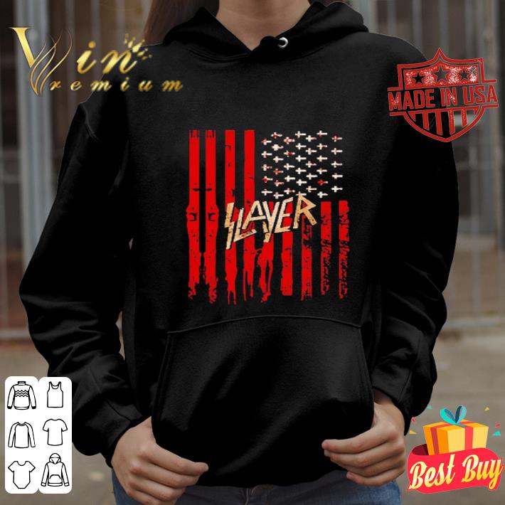 Slayer Band American Flag 4th Of July Independence Day shirt