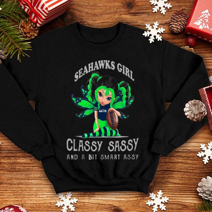 Seattle Seahawks Girl Classy Sassy And A Bit Smart Assy Fairy Figurine shirt 1 Seattle Seahawks Girl Classy Sassy And A Bit Smart Assy Fairy Figurine shirt