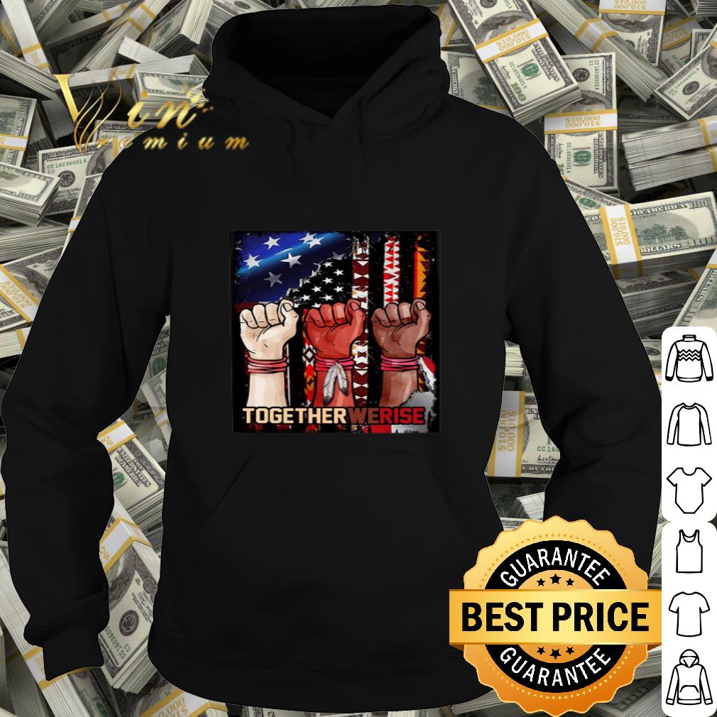 e1a48064 black live matter strong hand together we rise american flag 4th of july shirt 4 - Black Live Matter Strong Hand Together We Rise American Flag 4th Of July shirt