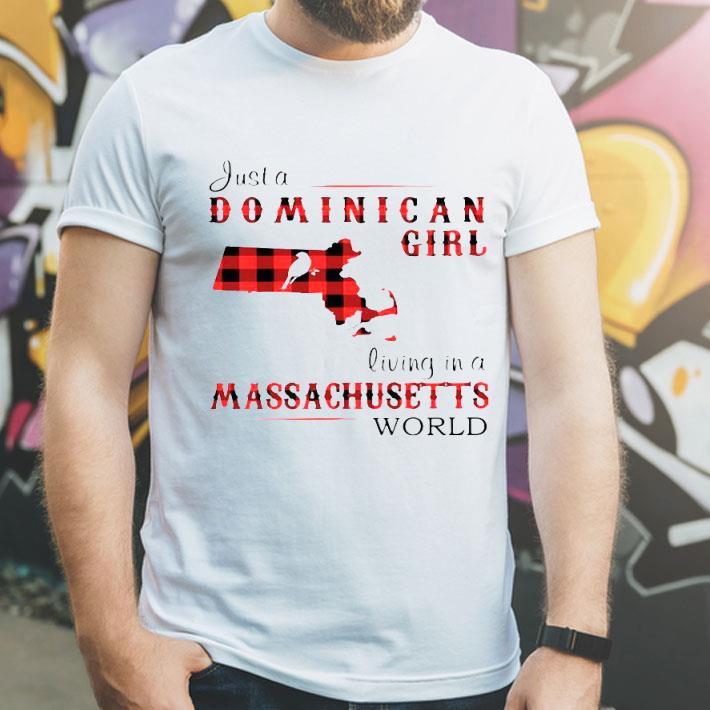 e23d9cc6 just a dominican girl living in a massachusetts world map shirt 4 - Just A Dominican Girl Living In A Massachusetts World Map Shirt