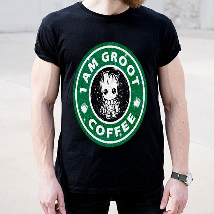 Baby Groot I Am Groot Coffee Shirt
