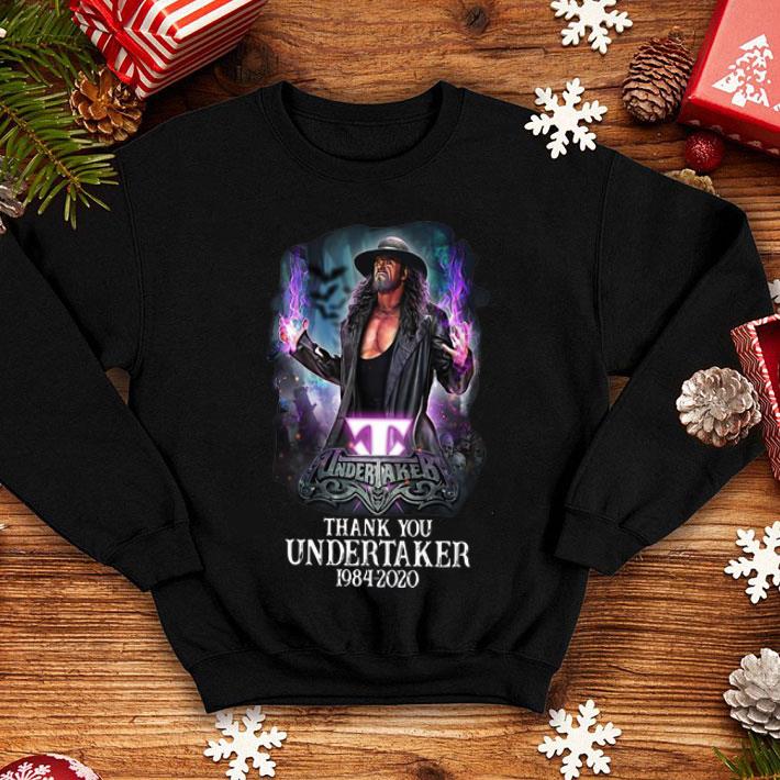 Thank You Undertaker 1984-2020 Mark William Calaway shirt 12 Thank You Undertaker 1984-2020 Mark William Calaway shirt